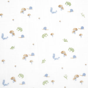 4pk ORGANIC muslin swaddles - outdoors