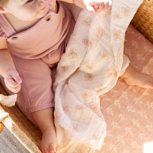 4pk ORGANIC muslin swaddles - earthly