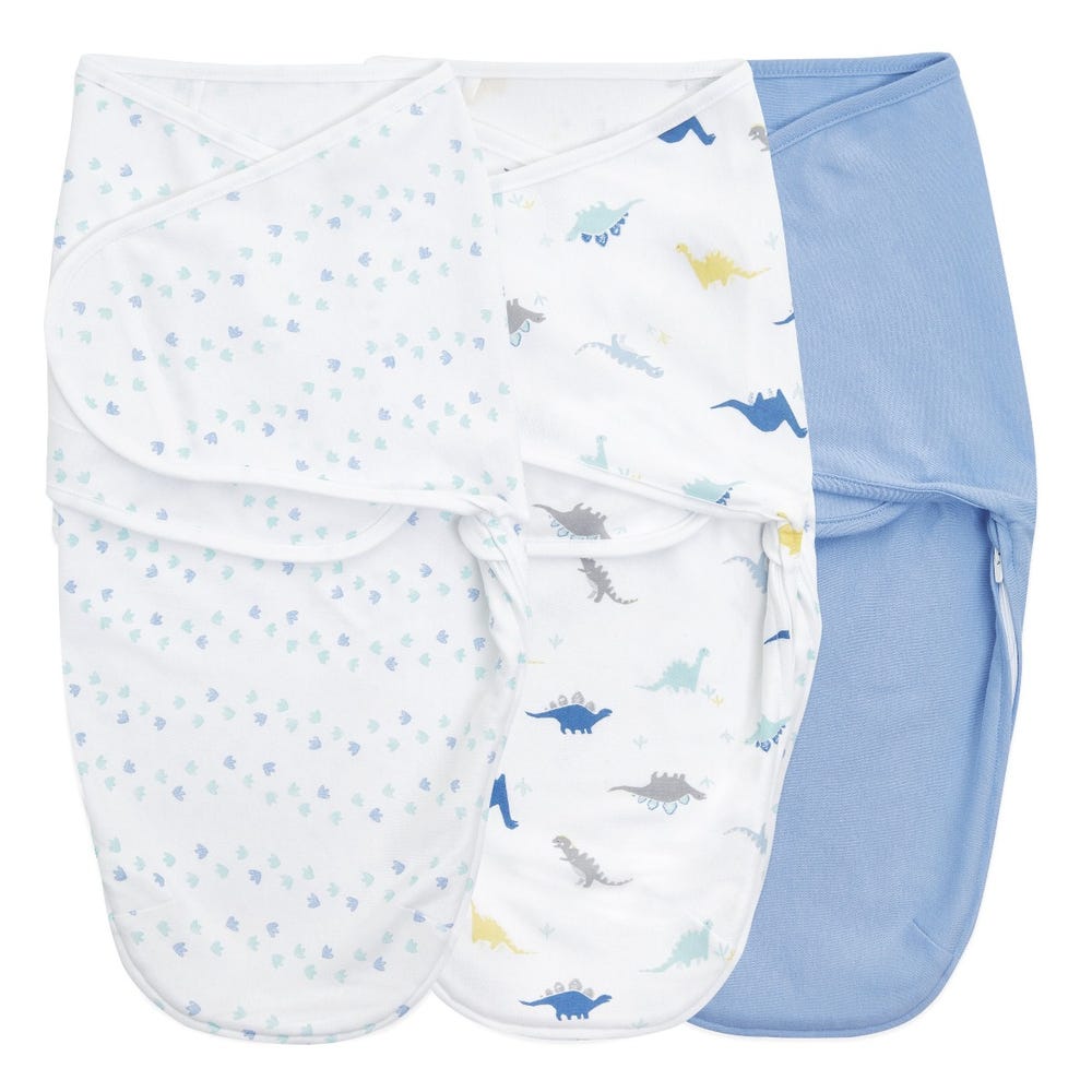 Essentials wrap swaddle 3pack - Dino Rama 4-6 months