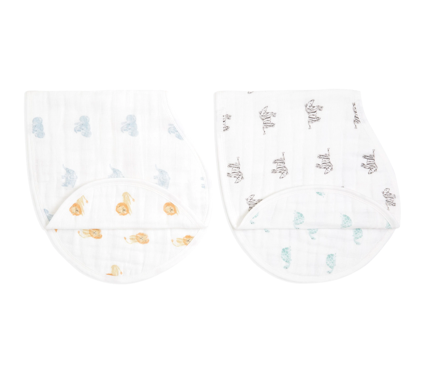 aden + anais animal kingdom classic burpy bibs 2 pack