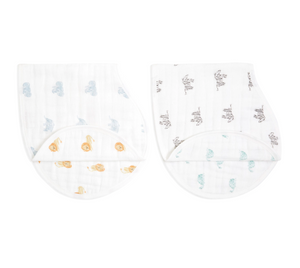 aden + anais animal kingdom classic burpy bibs 2 pack