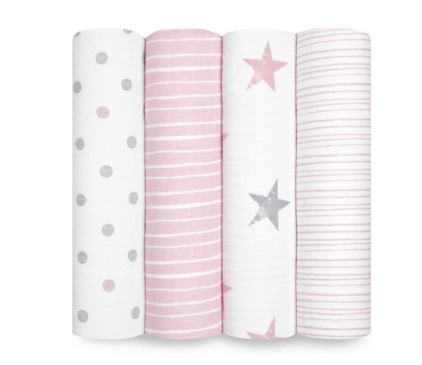 4pk classic muslin swaddles - doll