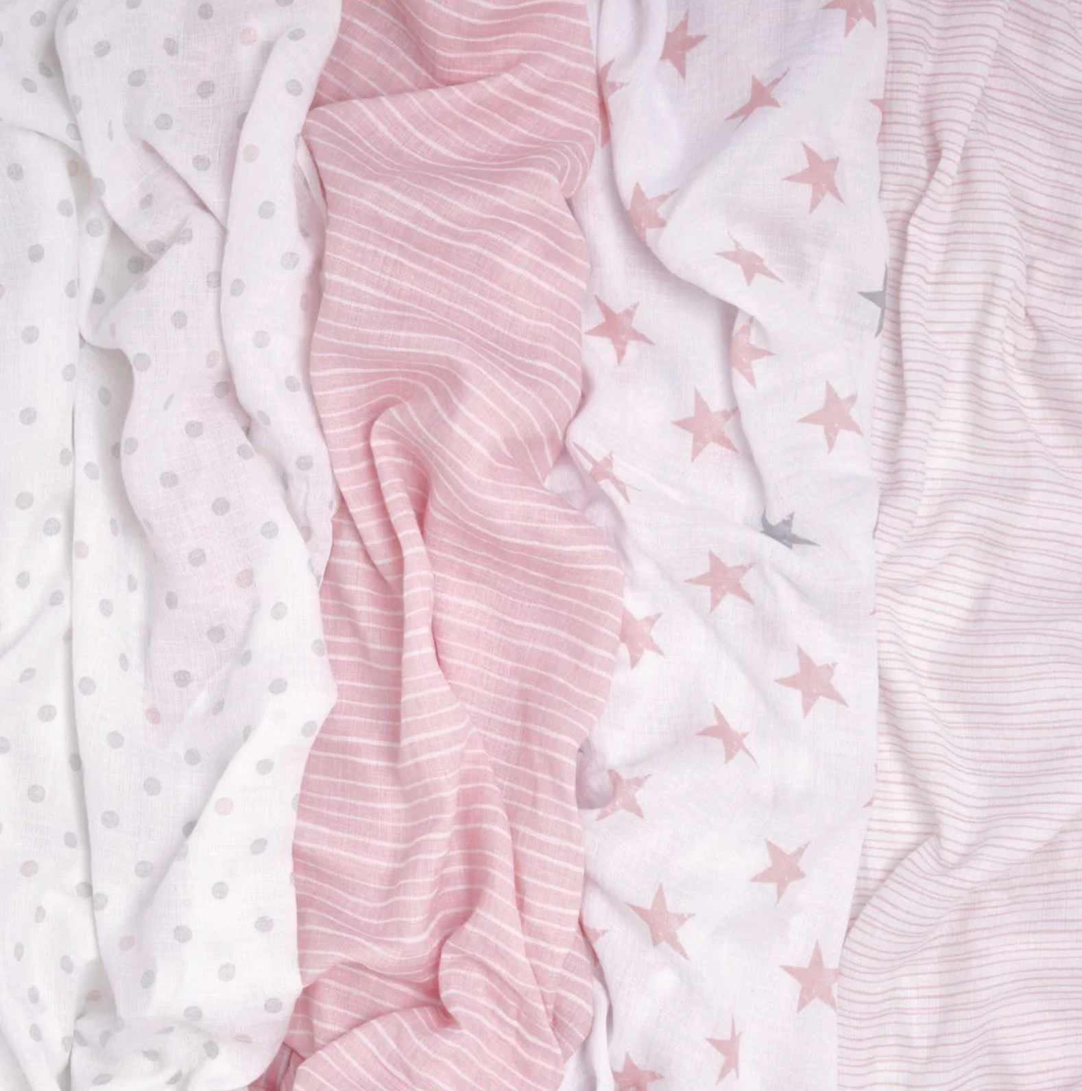 4pk classic muslin swaddles - doll