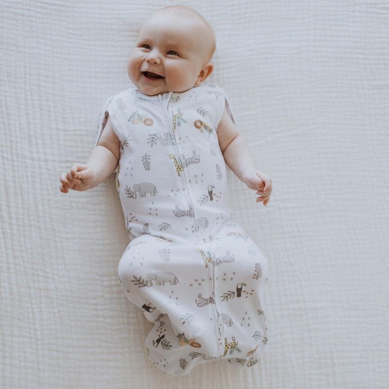 snug cotton swaddle 2pk - Savannah Spots 0-3 months S/M