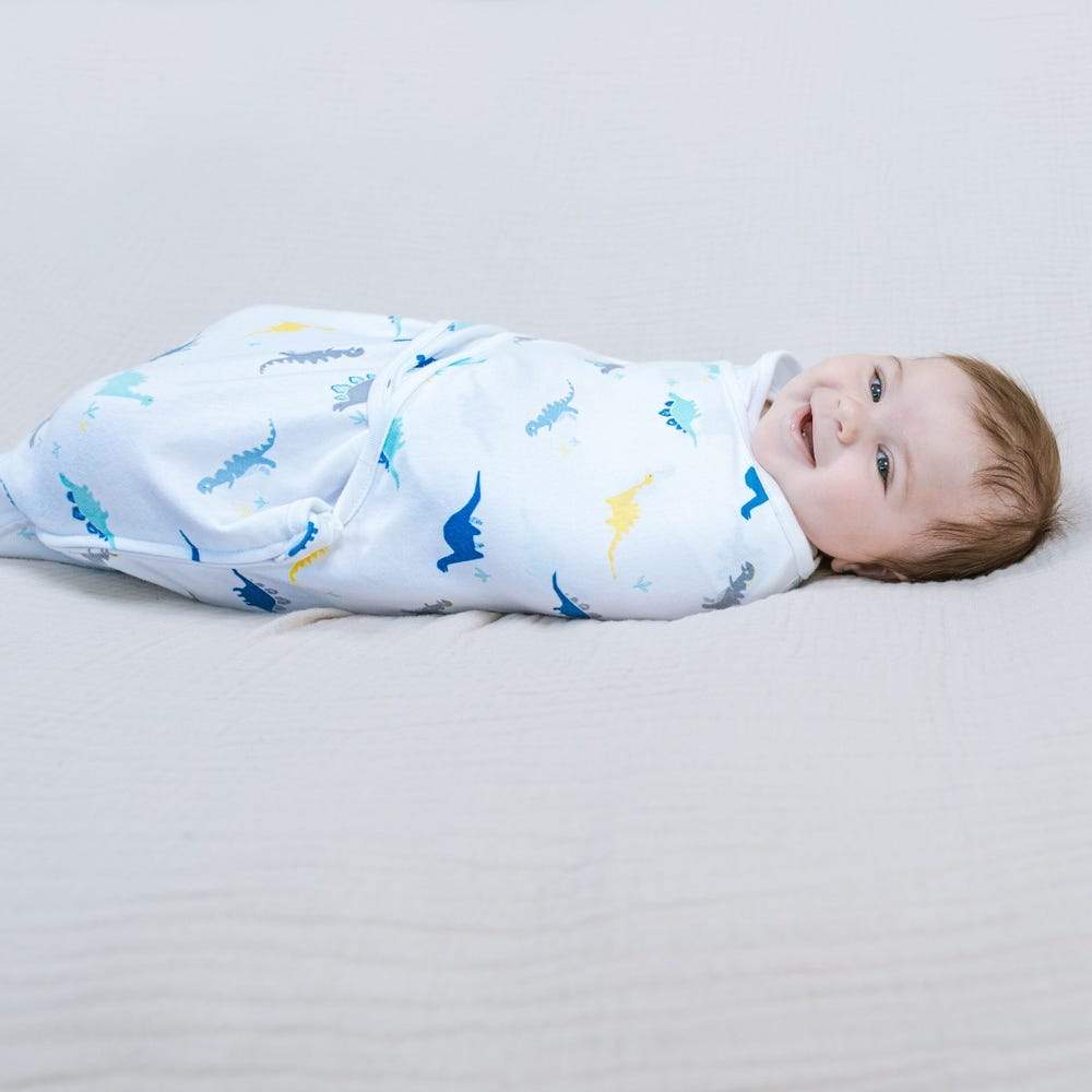 aden + anais essentials wrap swaddle 3pack - Dino Rama 0-3 months S/M