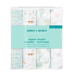 Aden + Anais voyager ESSENTIALS CLASSIC 4-pack swaddles