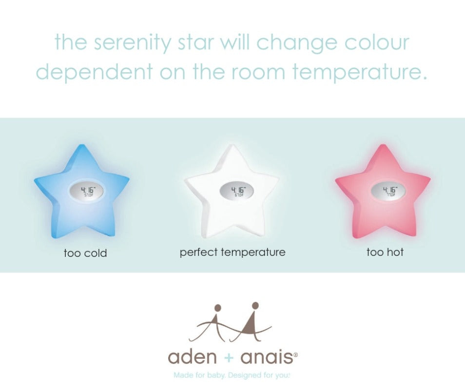 aden + anais serenity star sound machine / room temperature indicator
